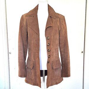 Weather Vane tan suede jacket